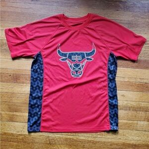 NBA Basketball Chicago Bulls Warmup Sample T Shirt Mens Size large
